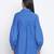 Cambridge blue maternity shirt