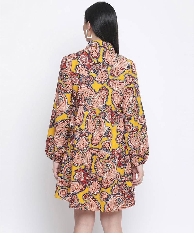 Beezy sunshine abstarct print maternity dress