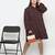 Mosh animal print wine colour plus size women dress