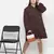 Mosh animal print wine colour plus size women dress