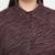 Mosh animal print wine colour plus size women dress