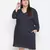 Dot print stylish plus size dress