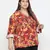 Winning multicolor floral printed plus size top