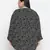 Magnectic black floral print plus zie women top