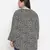Fantastic floral print black color plus size women top