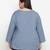 Galaxy grey floral print plus size women top