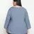 Galaxy grey floral print plus size women top