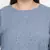 Galaxy grey floral print plus size women top