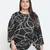 Chain nest fashionable print plus size women top
