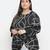 Chain nest fashionable print plus size women top