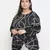 Chain nest fashionable print plus size women top