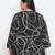 Chain nest fashionable print plus size women top