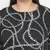 Chain nest fashionable print plus size women top