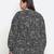 Dope black floral print plus szie women top