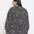 Dope black floral print plus szie women top