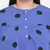 Blaze blue polka print plus size women top