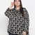 Avant Garade chain print plus size women top