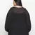 Sharp Balck Schiffli embroidery plus size women top
