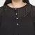 Sharp Balck Schiffli embroidery plus size women top