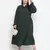 Adore solid green classy plus size women dress
