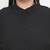 High class solid black plus size women dress