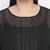 Panaro Solid black plus size women top