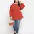Bronza solid rusted plus size women top