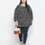 Embargo balck animal print plus size women top