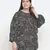 Embargo balck animal print plus size women top