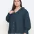 Saffer Green plus size women shirt
