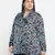 Muffin Blue floral print stylish plus size women top