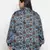 Muffin Blue floral print stylish plus size women top