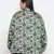 Seemly green  floral print stylish plus size women top