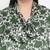 Seemly green  floral print stylish plus size women top