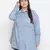 Fashable polka print women plus size shirt