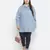 Fashable polka print women plus size shirt