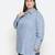 Fashable polka print women plus size shirt