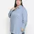 Fashable polka print women plus size shirt