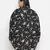 Lure Black floral print plus size women shirt