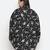 Lure Black floral print plus size women shirt