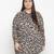 Unique animal printed plus size women shirt
