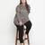 Unique animal printed plus size women shirt