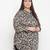 Unique animal printed plus size women shirt