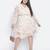 Peach bnez floral print plus size women dress