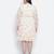 Peach bnez floral print plus size women dress