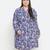 Color heaven floral print plus size women dress