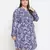 Color heaven floral print plus size women dress