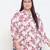 Wiser pink floral print cottan meld plus szie women Shirt
