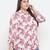 Wiser pink floral print cottan meld plus szie women Shirt