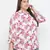 Wiser pink floral print cottan meld plus szie women Shirt